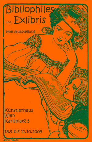 Ausstellung im K&uuml;stlerhaus Wien "Bibliophilie und Exlibris"